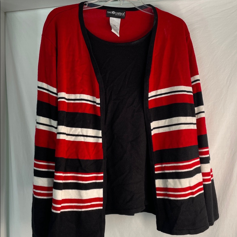 Two piece sweater tank combo